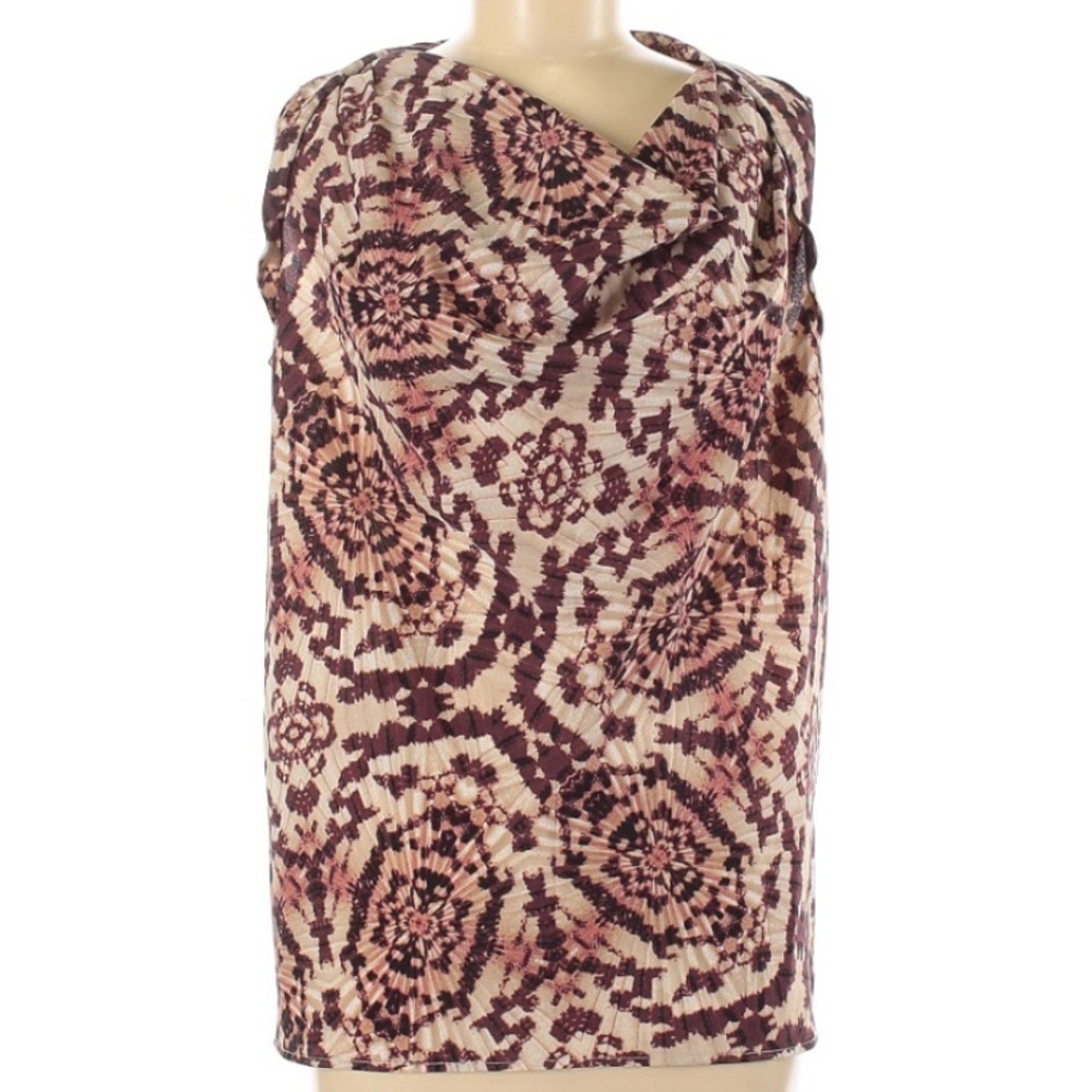 Attention Kaleidoscope Sleeveless Drape Neck tank sleeveless medium